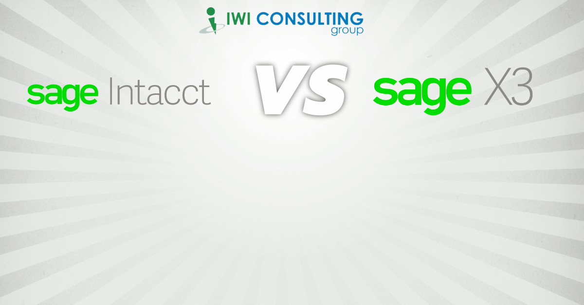 Sage Intacct Vs. Sage X3 A Comprehensive Comparison