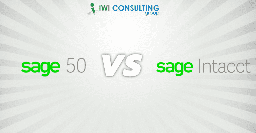 Sage 50 vs. Sage Intacct